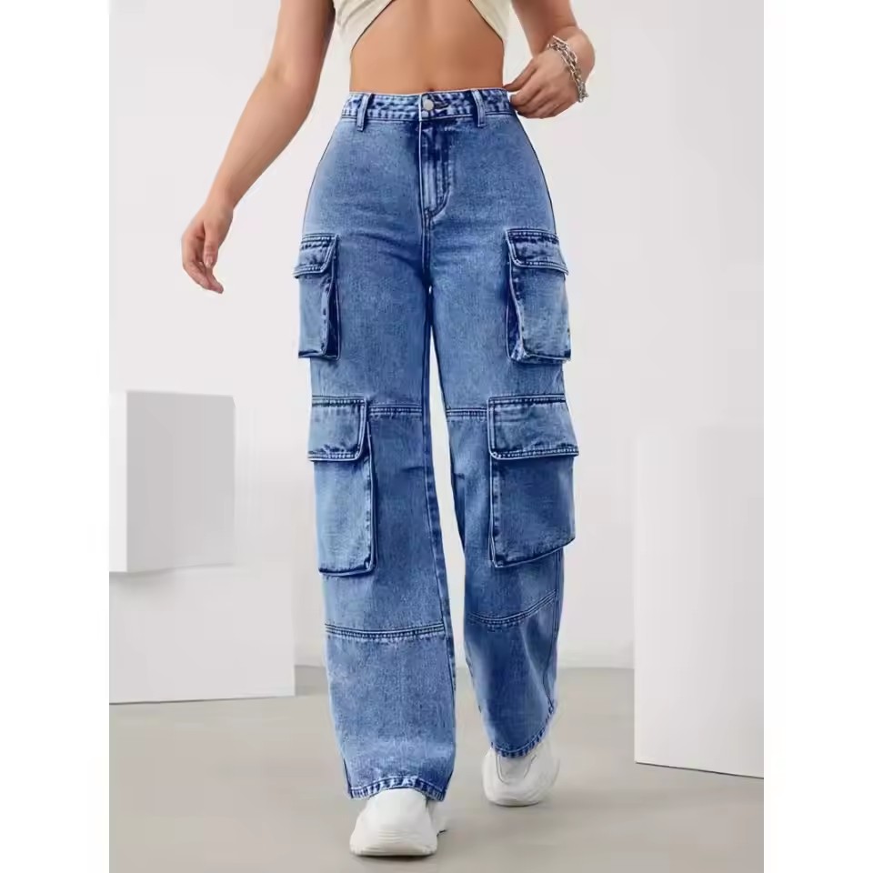 High waist truck suit pants
