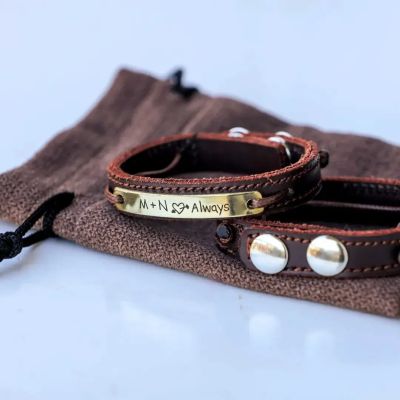 Custom Leather Bracelet